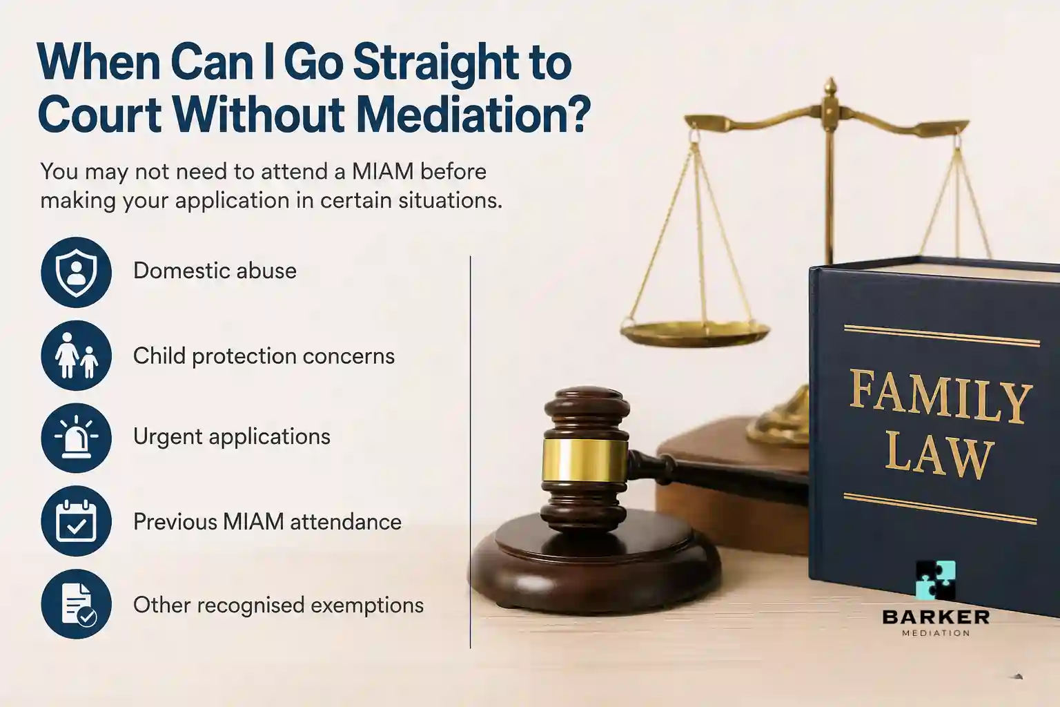 When Can I Go Straight to Court Without Mediation Aylesbury?